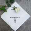Memorial Handkerchief Personalised Funeral Hanky