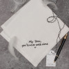 Memorial Verse Handkerchief Personalised Funeral Hanky