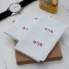 Mens Monogram Handkerchiefs Set of 3 Gents Personalised Step Initials