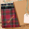 Wedding Tartan Handkerchiefs Personalised Plaid Hanky Set