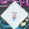 Childs Personalised Handkerchiefs Mermaid Hankies Gift Set of 3