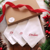 Personalised Handkerchiefs Ladies Gift Boxed Set of 3
