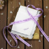 Ladies Lace Handkerchiefs 3 Gift Boxed Personalised Ribbon Hankies