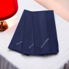 Mens Personalised Handkerchiefs Navy Blue Set of 3 Hankies