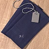personalised navy handkerchiefs 3 mens