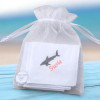 Shark Gift Handkerchiefs Gift Set of 3 Cotton Hankies
