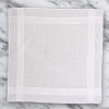 Mens White Handkerchiefs Boxed Gift Set of 5