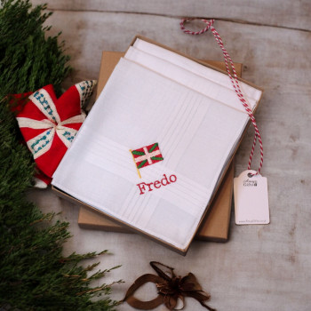 Basque Flag Handkerchiefs Spain Ikurrina Personalised Hanky