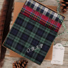 Mens Tartan Handkerchiefs Personalised Plaid Hanky Set of 3