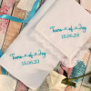 Wedding Handkerchiefs Pair His and Hers Tears of Joy