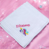 Childs Personalised Handkerchiefs Unicorn Set of 3 Hankies