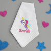 Childs Personalised Handkerchiefs Unicorn Set of 3 Hankies