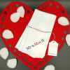 Cotton Anniversary Gift Hankies Mr and Mrs Handkerchiefs Set