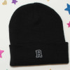 Kids Varsity Initial Beanie Hat Personalised Childs Beanies