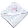 baby girl hooded towel gift stars
