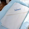 Personalised Baby Towel Embroidered White Hooded Towel