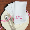 Six Customised Cloth Napkins Set Home AirBnB Restaurant Name Napkins