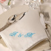 Personalised Dinner Napkin Damask Linen Table Napkin