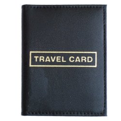 Travel Card Cover Leather Travel Card Bus Pass Holder