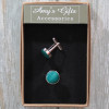 Cufflinks Gift Boxed Teal Green Shirt Accessory