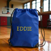 Personalised Gym Bag Royal Blue School PE Sports Drawstring