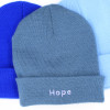Personalised Beanie Hat Airforce Blue Cuffed Hat