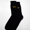 Personalised Socks Mens Black Cotton Socks