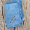 Personalised Cleaning Cloths Two Large Microfibre Car Cloth Blue