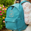 Kids Personalised Backpack Floral Monogram School Bag
