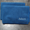 Personalised Microfibre Cloth Large Blue Cloth Polishing Car Cleaning
