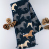 Childs Horses Scarf Personalised Pony Tassel Scarf