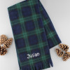 Childrens Tartan Scarf Kids Personalised Blackwatch Tartan Scarf