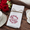 Personalised Cloth Napkins Family Name Dinner Napkin
