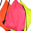 Personalised Hi Vis Cycling Gym Sack Bright Pink PE or Sports Bag