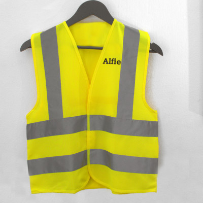 Personalised Childs Hi Vis Vest Childrens Kids High Visibility Vest