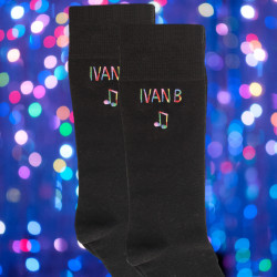 Music Gift Socks Mens or Womens Named Socks