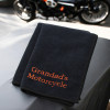 Personalised Black Microfibre Cloths Motorbike Cleaning Gift Set