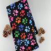 Personalised Childs Scarf Kids Colourful Paw print Scarf