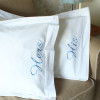 Personalised Pillowcases Oxford Egyptian Cotton White Pillow Set