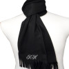 Personalised Scarf Black Fleece Winter Scarf