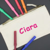 Personalised Pencil Case Canvas Pen & Pencilcase