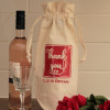 Thank You Bottle Bag Personalised Wine Spirit or Prosecco Bags