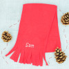 Childrens Scarf Infant Toddler Personalised Red Scarf