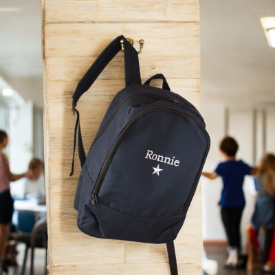 Personalised Backpack Name and Star Embroidered Rucksack