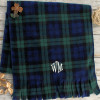 Personalised Tartan Scarf Monogram Blackwatch Scarf