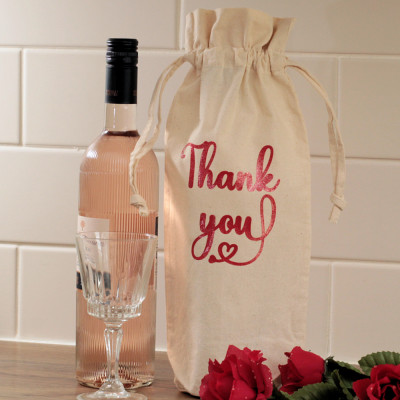 Personalised Bottle Bag Printed Special Occasion Gift Bottle Bags