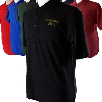 Personalised Mens Polo Shirt Personalised Black Polo