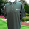 Personalised Polo Shirt Embroidered Bottle Green Polo Shirt