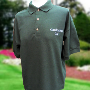 Personalised Polo Shirt Embroidered Bottle Green Polo Shirt