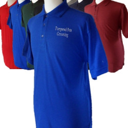 Mens Polo Personalised Shirt Royal Blue